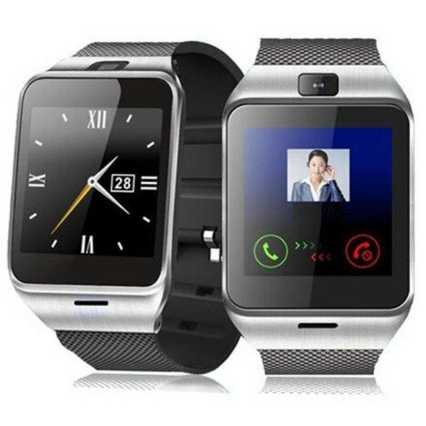 Ceas Smartwatch cu telefon iUni U15 A+, Camera, BT, 1.5 Inch, Carcasa metalica, Argintiu